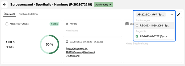 Dokumentenauswahl